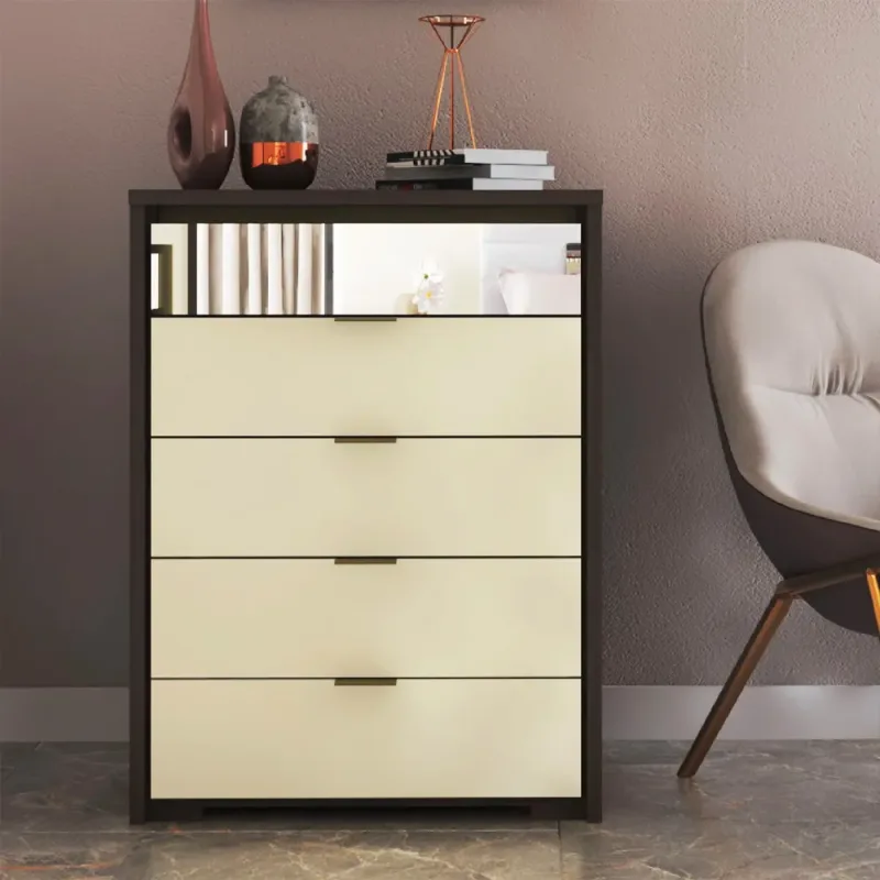 CÔMODA REGÊNCIA 5GAV ESPELHADA-TAUARI AC OFF *LIQ