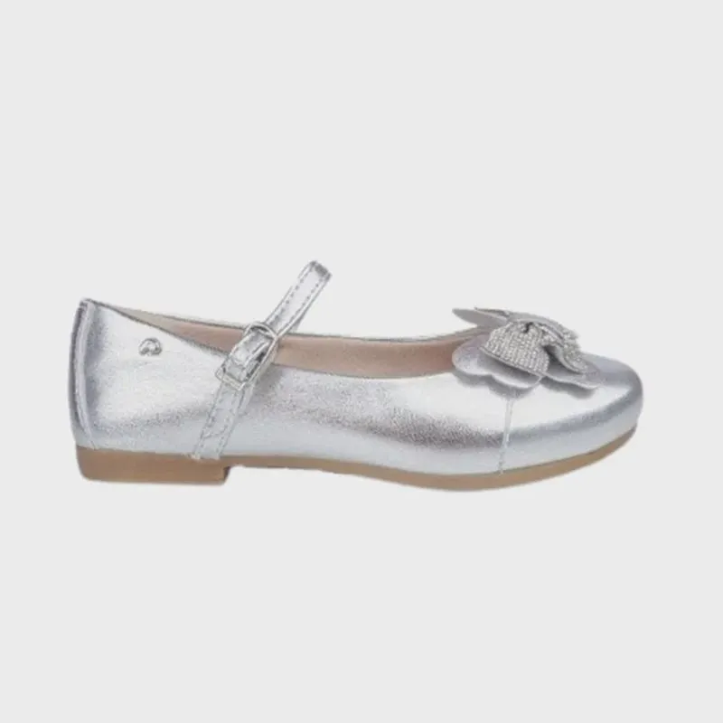 Pampili Sapato Angel Laco Strass Prata