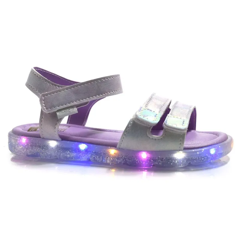 Sandália Infantil de Menina com LED Colorido 697.061 27