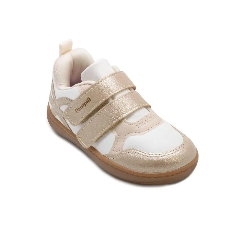 Tênis Pampili BD Infantil PP26-76800 20 / Branco/Dourado