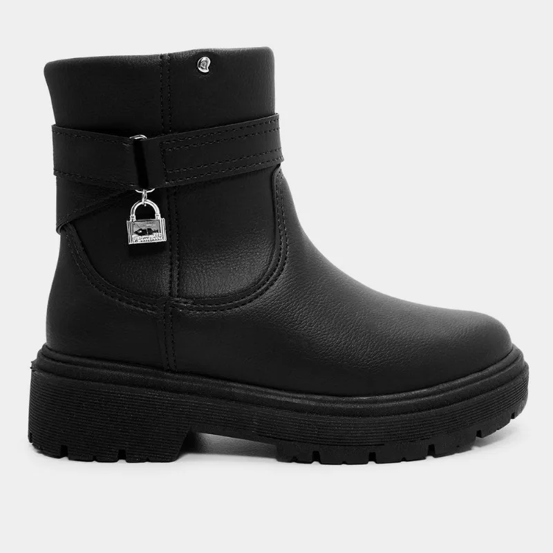 Bota Infantil Pampili Duda Menina - Menina - Preto