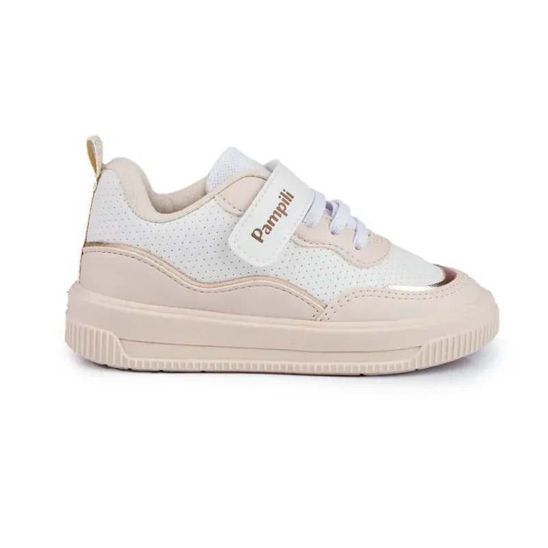 Tênis Casual Pampili Infantil Menina Branco 29