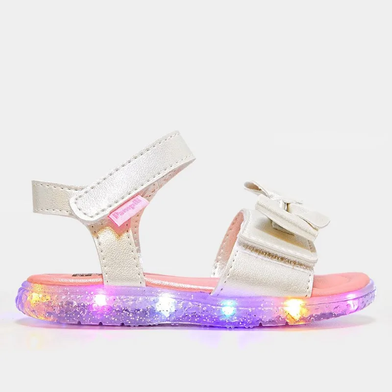 Sandália Infantil Pampili Casual Menina - Menina - Branco