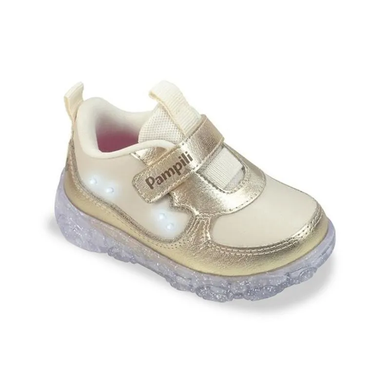 Tênis Pampili Yumi Infantil Dourado 27