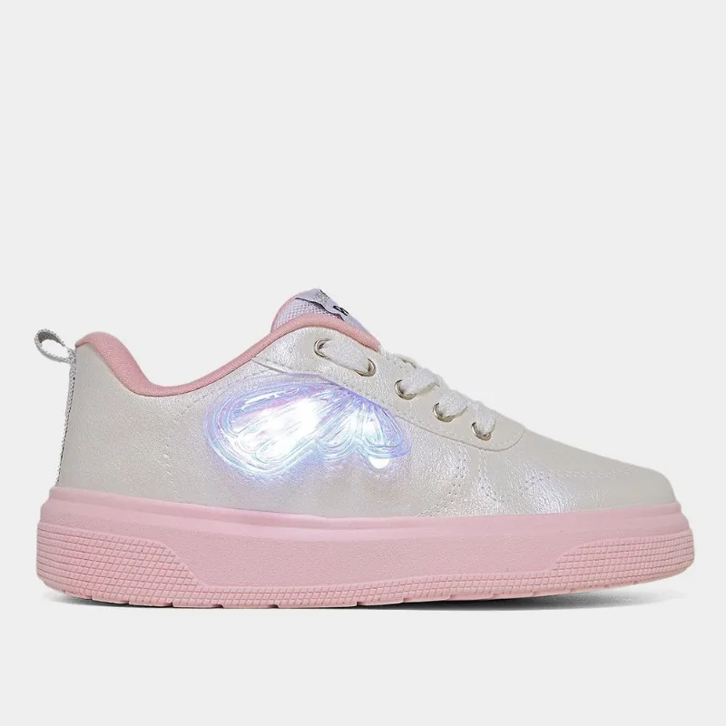 Tênis Infantil Pampili Yumi Menina - Menina - Branco
