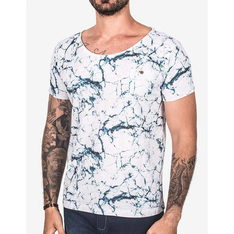 T-shirt Marble 102448-azul-gg