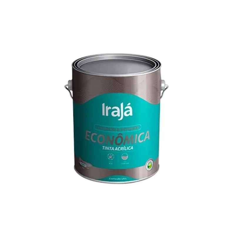 Tinta Látex Acrílica Verde Piscina 3,6l Irajá
