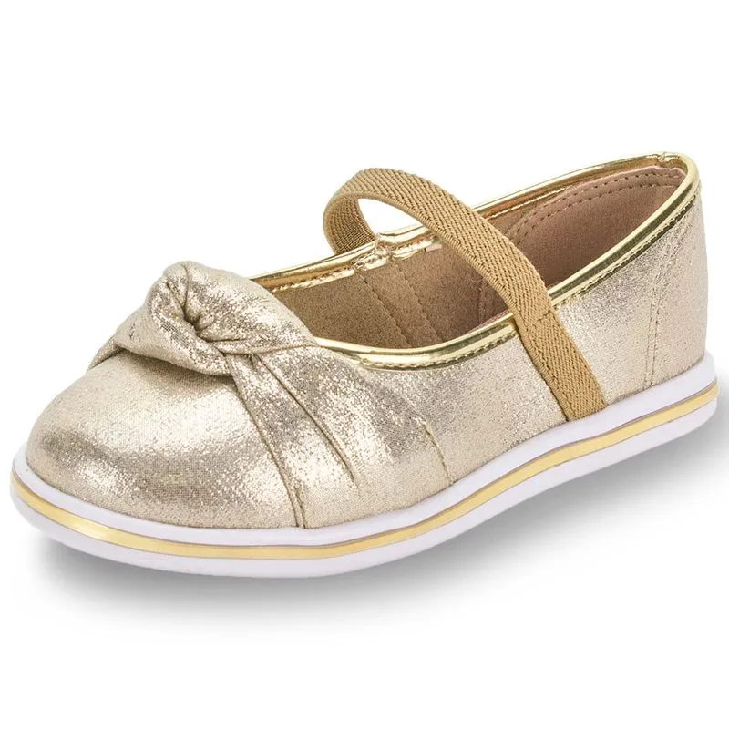 Sapatilha Baby Molekinha - 2132103 OURO 17