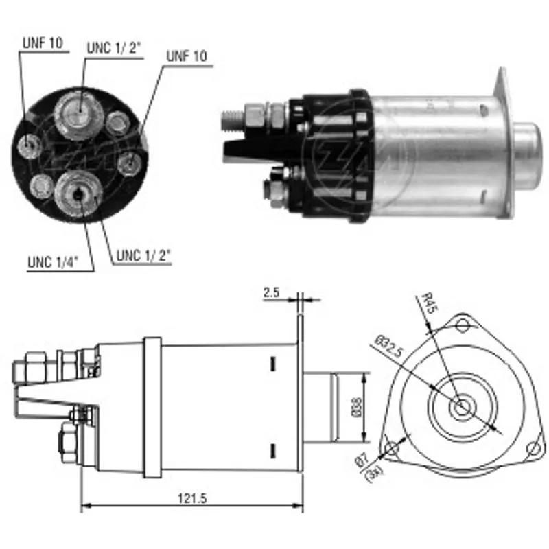 Automatico Partida p/ 37mt Dd Zm S/a Cummins Diversos