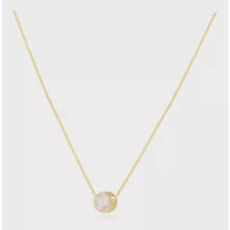Gargantilha Ponto de Luz Em Ouro 18k 45cm