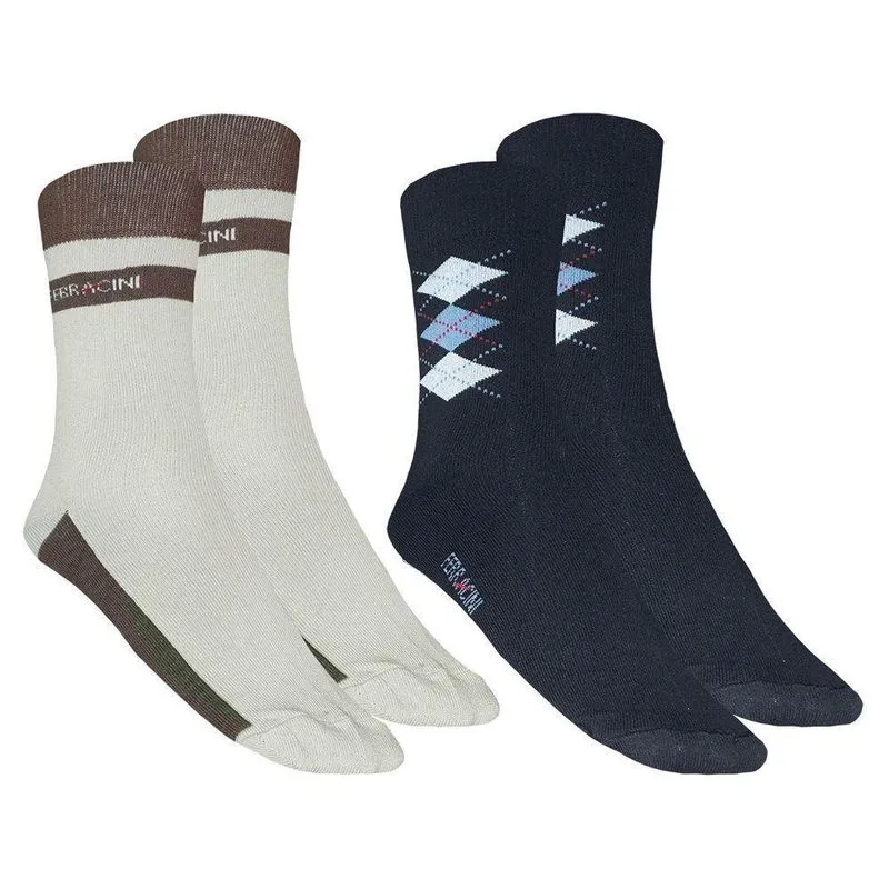 Kit 2 Pares De Meias Ferracini Sport Masculina