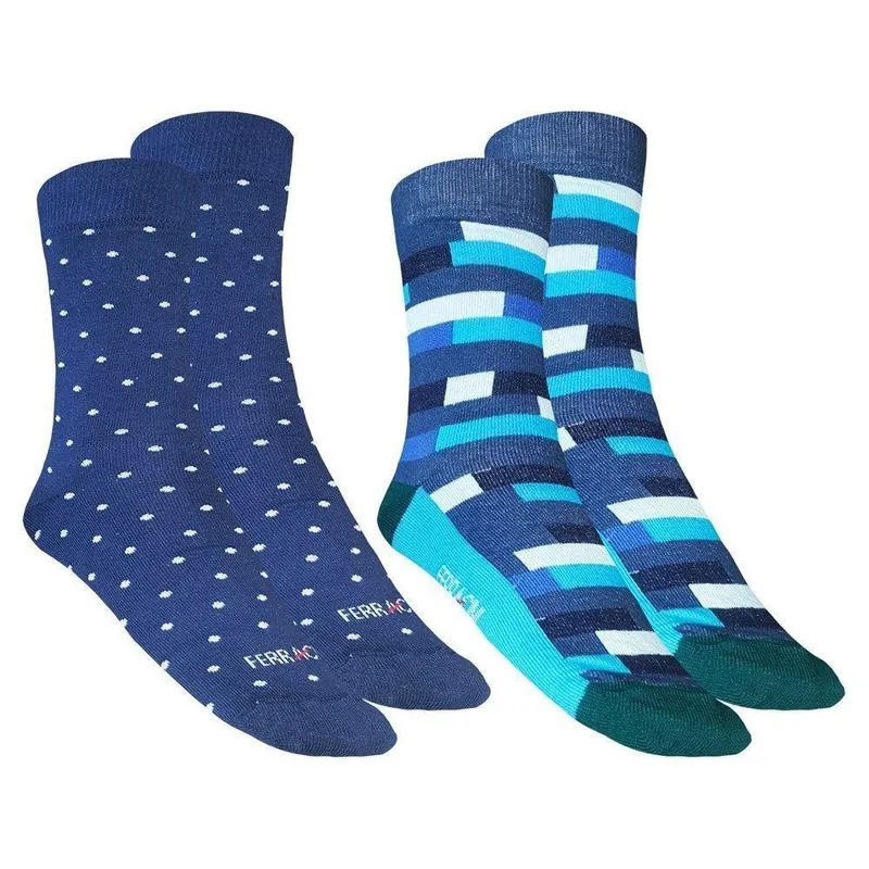 Kit 2 Pares De Meias Ferracini Sport Masculina