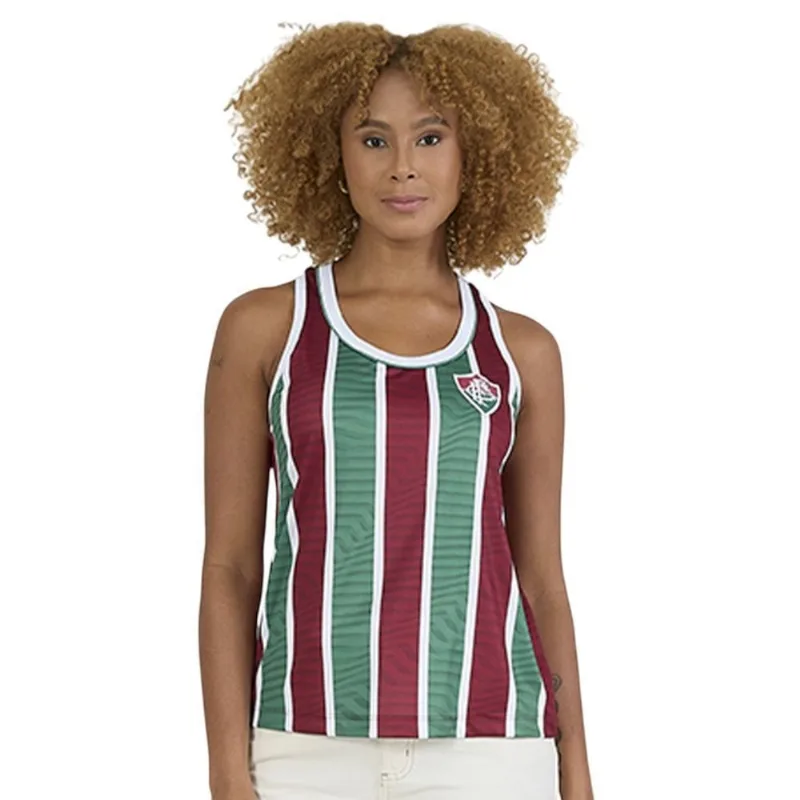 Regata Braziline Fluminense Agora Feminina GG / Vermelho