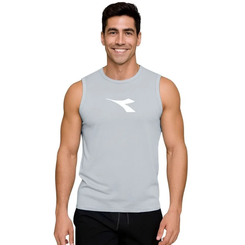 Regata Machão Diadora Big Logo Masculina GG / Cinza
