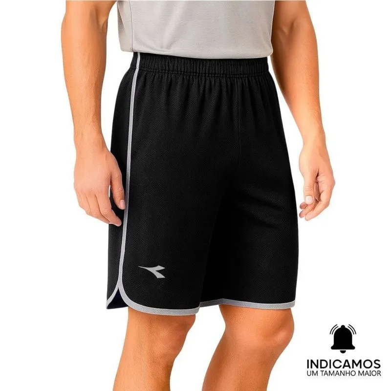Short Diadora Small Logo Classic Masculino M / Preto