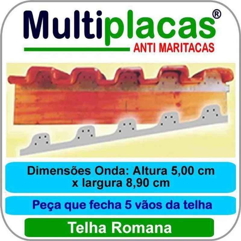 Placa Anti Maritacas Romana Kit 13 Peça(s)