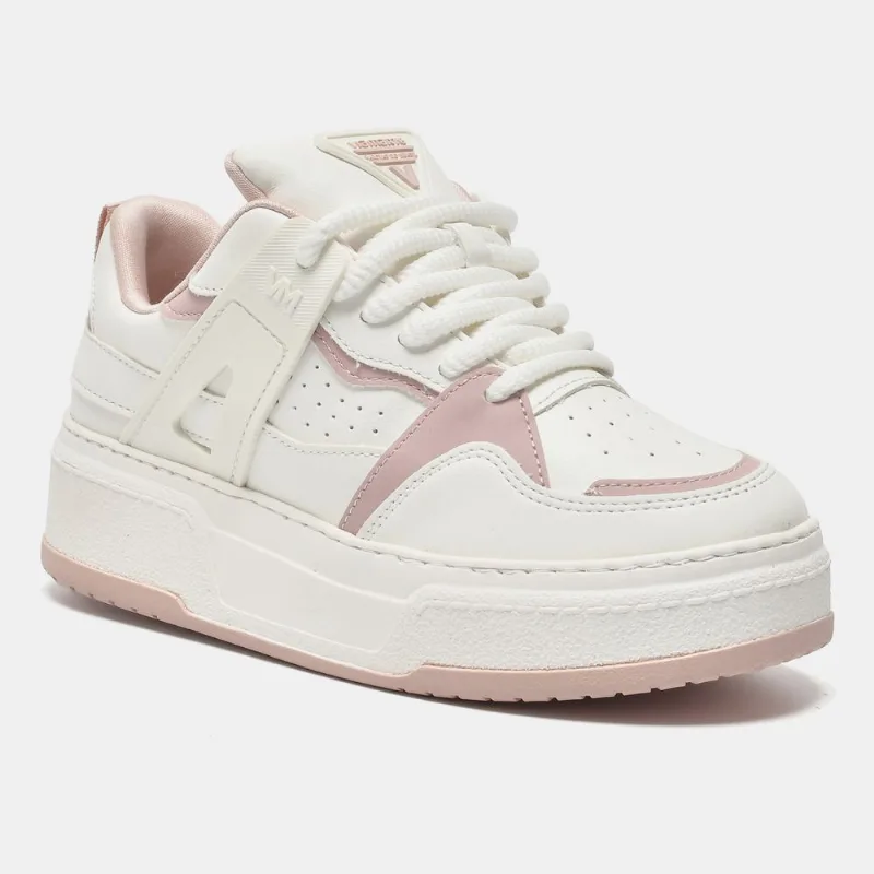 Tênis Casual Pink 304-001-13 37