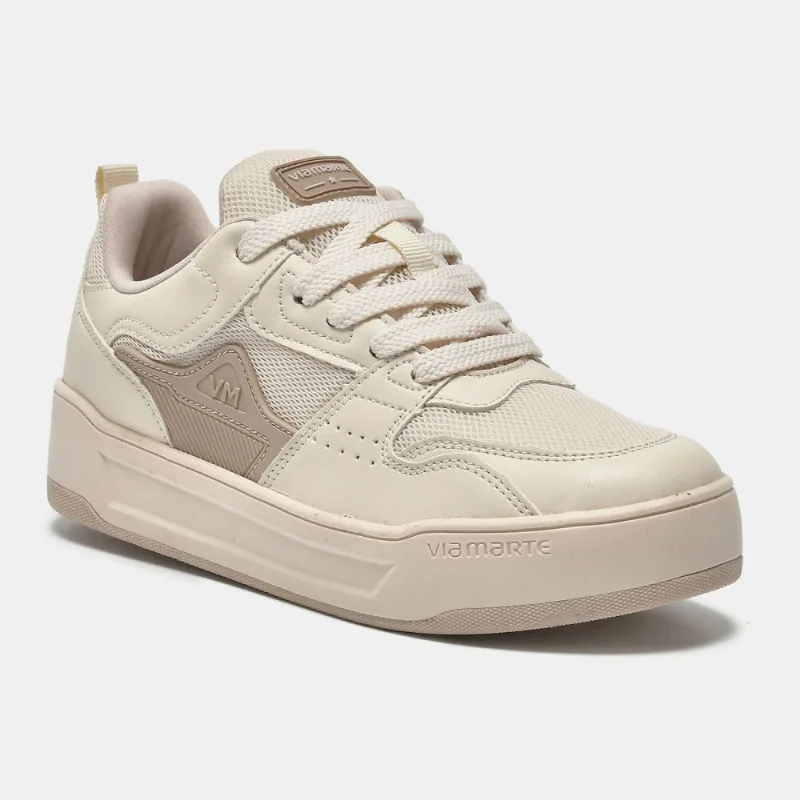 Tênis casual Bege e off white 307-001-07 34