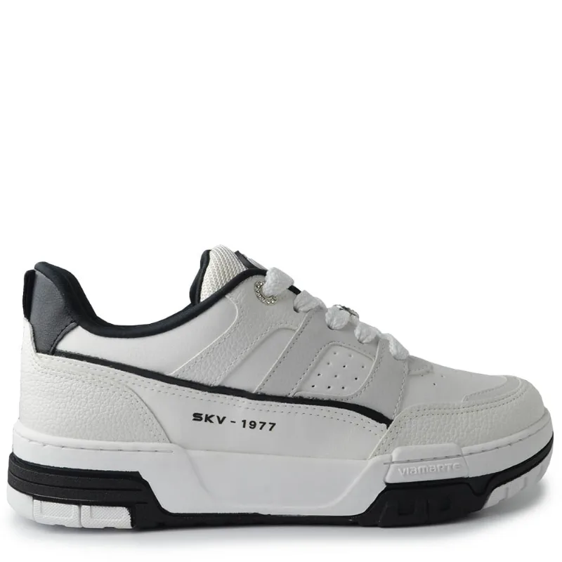 Tênis Casual Via Marte Feminino 218-010-04 NEW FLOATER BCO/MILK 37 - Via Marte