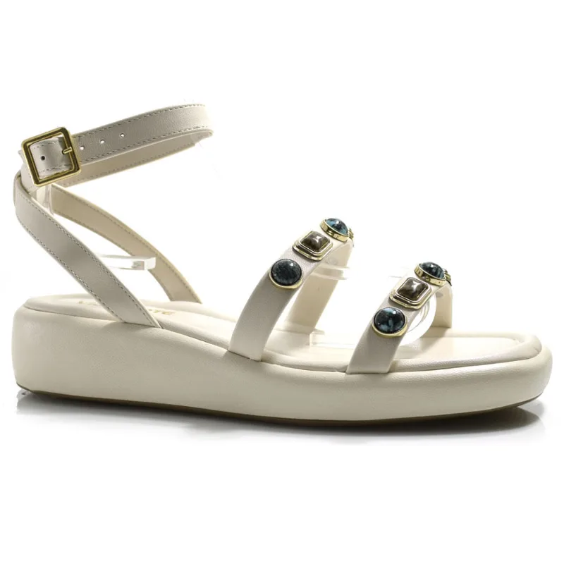 Papete Feminina Via Marte Off White 267-001-01 35