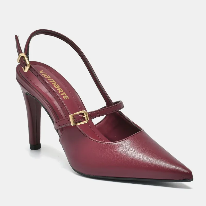 Sapato Slingback Bordo 045-006-01 37