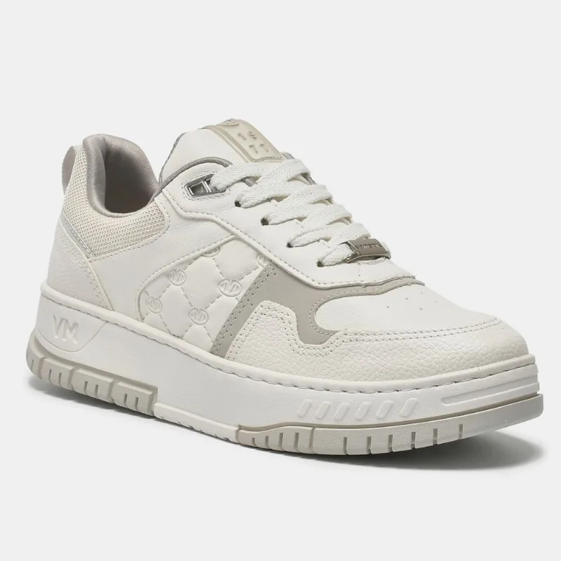 Tênis casual Branco e cinza e prata 219-009-03 37