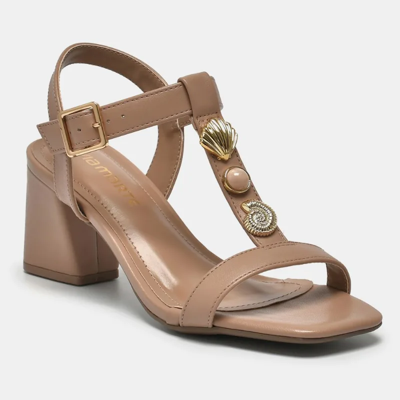 Sandália Social Creme 264-014-01 33