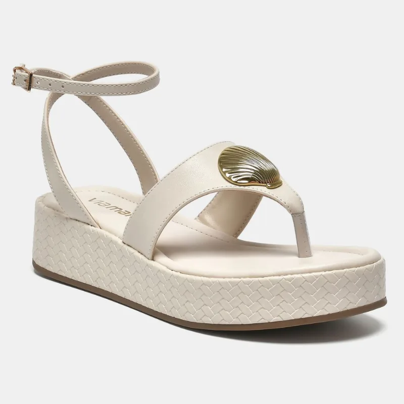 Sandália Plataforma Off white 312-010-01 39