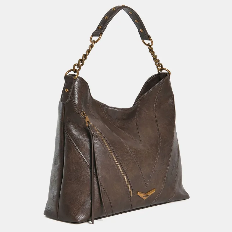 Bolsa Hobo grande Marrom B1-342-01 U