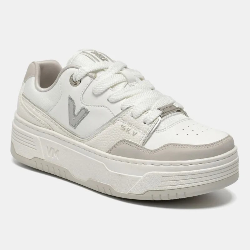 Tênis Casual Branco e cinza 225-010-02 39