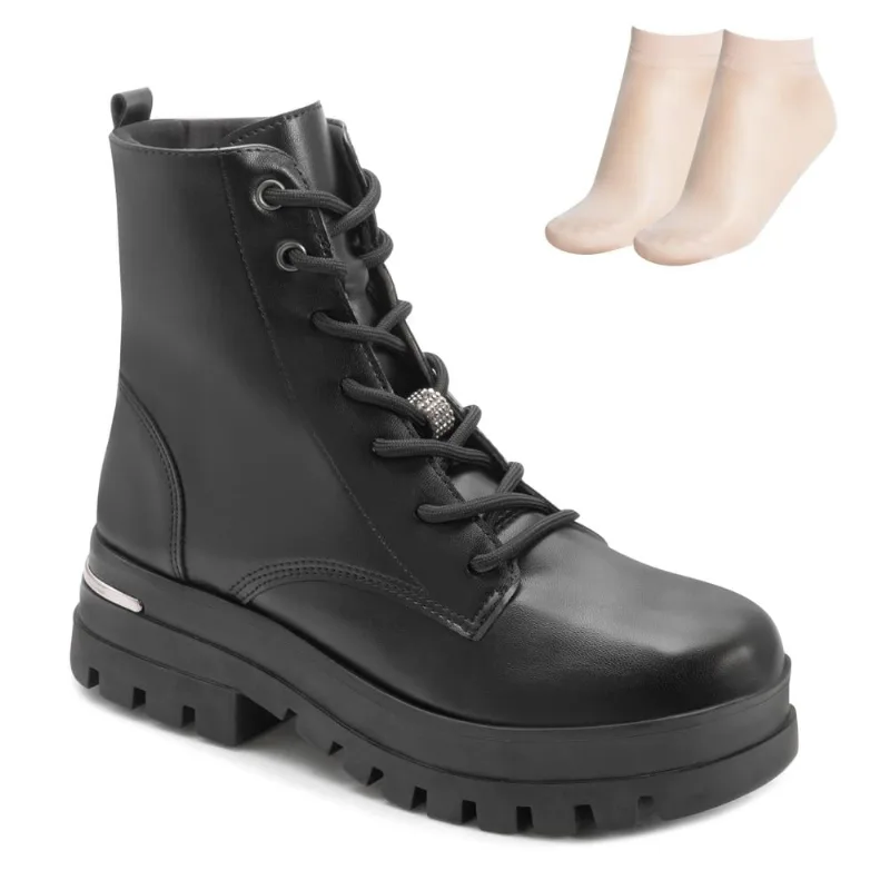 Bota Coturno Via Marte P e Meia VM26-00701 34 / Preto