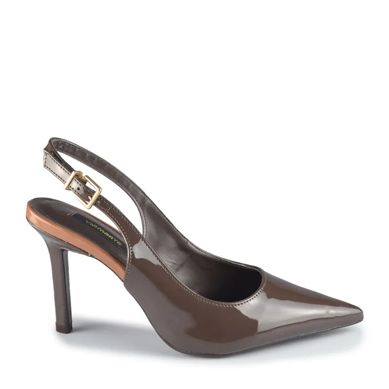 Chanel Via Marte Feminino 044-021-01 VZ TAUPE/GANACHE 35