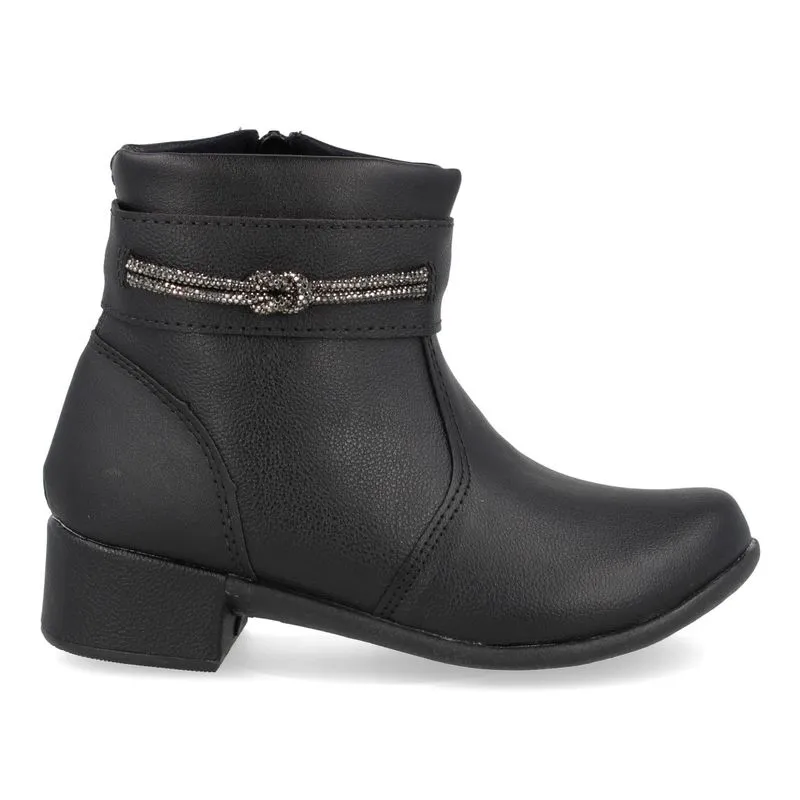Bota Infantil Cano Curto M Shuz Kids Preta PRETO - 28