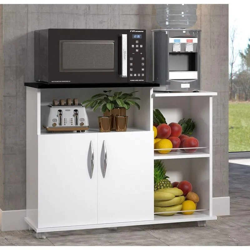 Fruteira Preta Para Armazenamento Cozinha