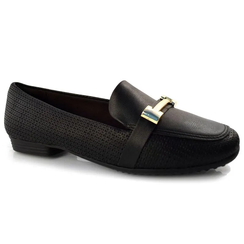 Mocassim Feminino Piccadilly Preto 250208 37