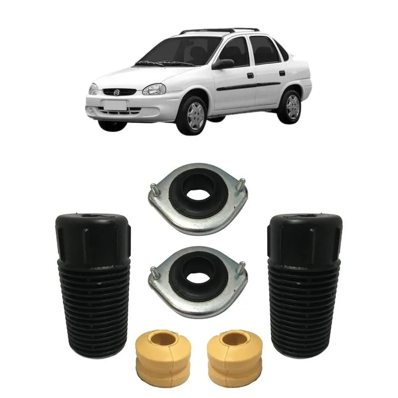 Kit Batente Coxim Amortecedor Dianteiro Chevrolet Corsa Wind
