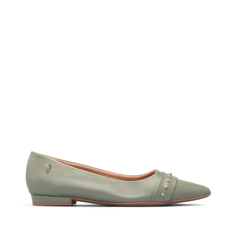 Sapato Salto Raso Mulher Pele Verde 38