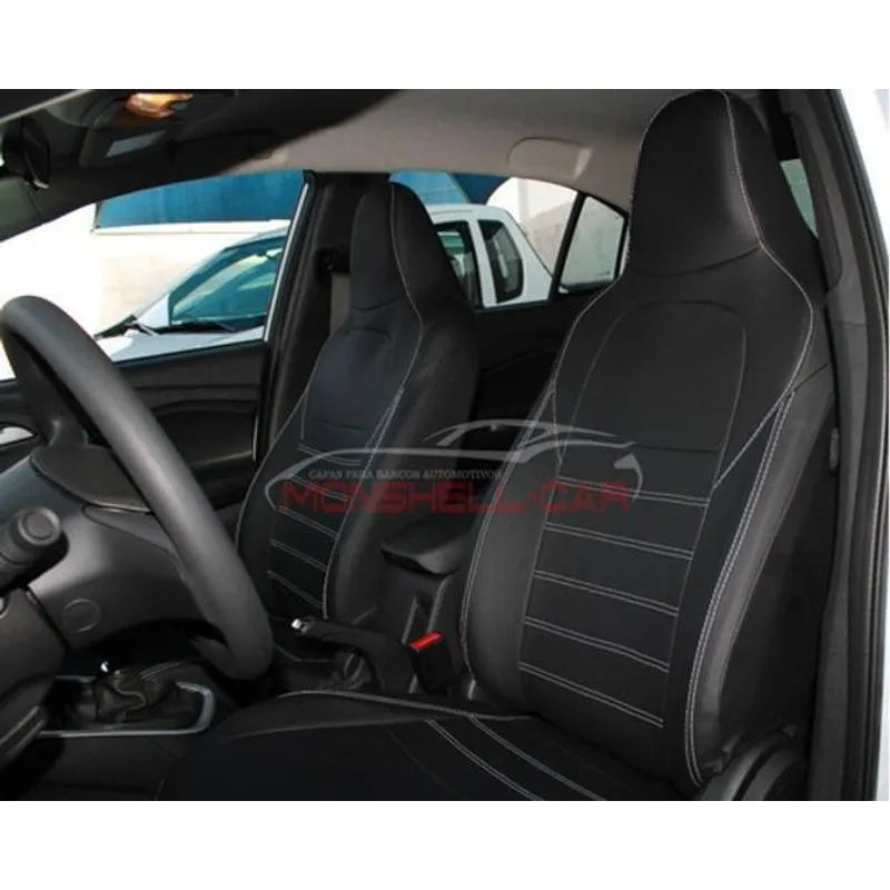 Capas De Couro Onix Plus Sedan Turbo 20/21 - Jogo Completo