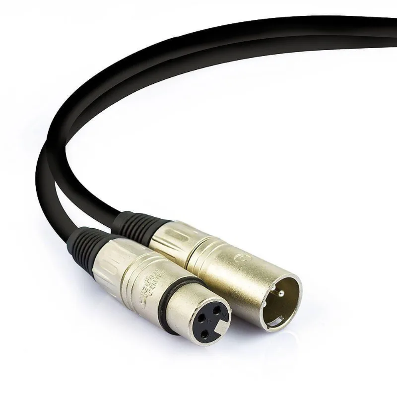 Cabo De Microfone Balanceado Xlr Macho Para Xlr Femea Santo Angelo - 95 Metros - Cirilo Cabos