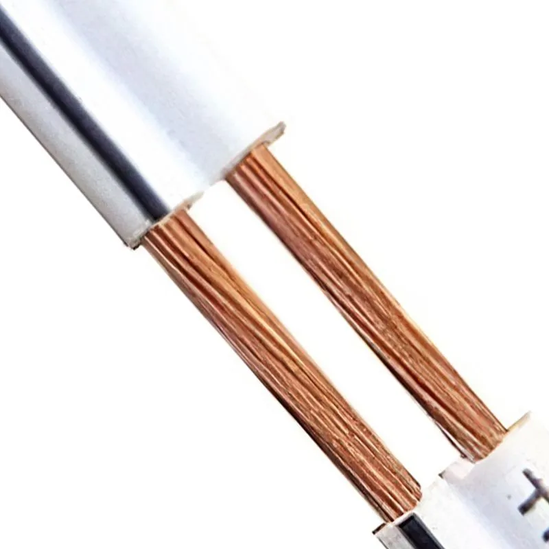 Cabo Polarizado Externo Para Áudio 2x0.50 - Branco 100 Mt