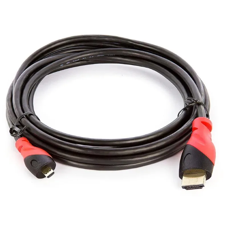 Cabos Micro Hdmi Para Hdmi 2.0 - 3 Metros - Kit 10 - Cirilo Cabos