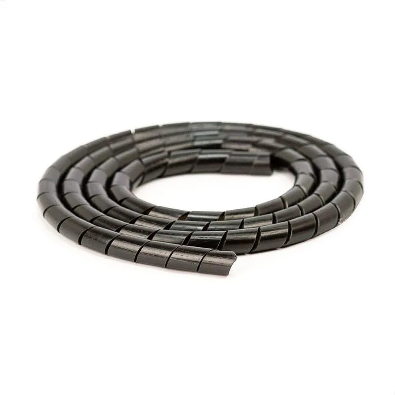 Organizador Fios E Cabos Spiraduto 1-4 Preto - 2 Metros - Cirilo Cabos