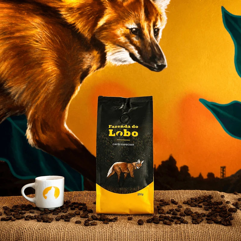 Café Especial 84Pts 250g 100% Arábica Fazenda do Lobo Moído