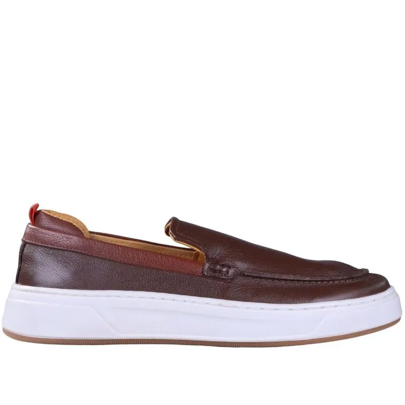 Sapatênis Masculino em Couro Zariff Mrk003fc Marrom 39