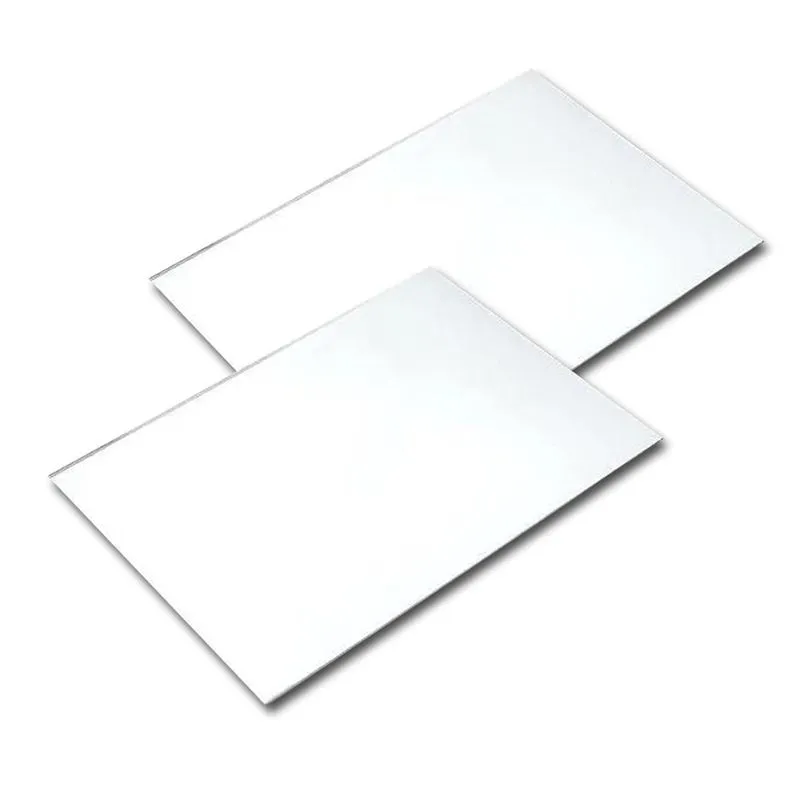 Kit Com 2 Chapa Poliestireno Cristal 2mm 50 X 50cm Cristal