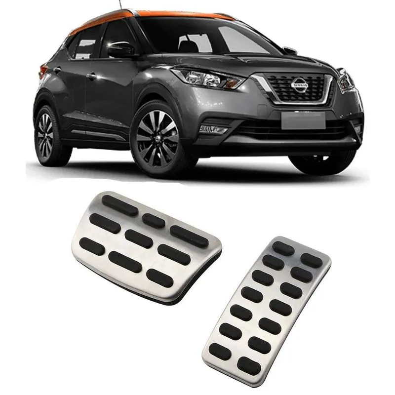 Acessórios Pedaleira Inox Nissan Kicks 2017 2018 2019 2020
