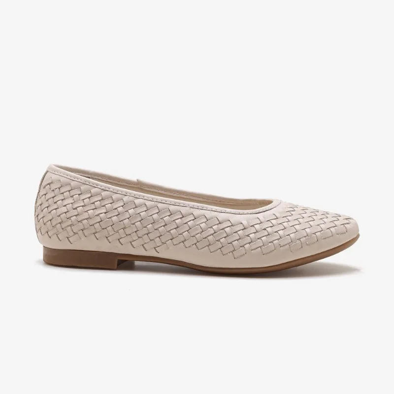 Sapatilha Feminino Lorena Couro Off White-Off White-40