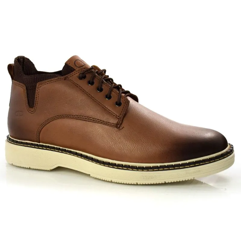 Bota Masculina de Couro Democrata Marrom 270102 38