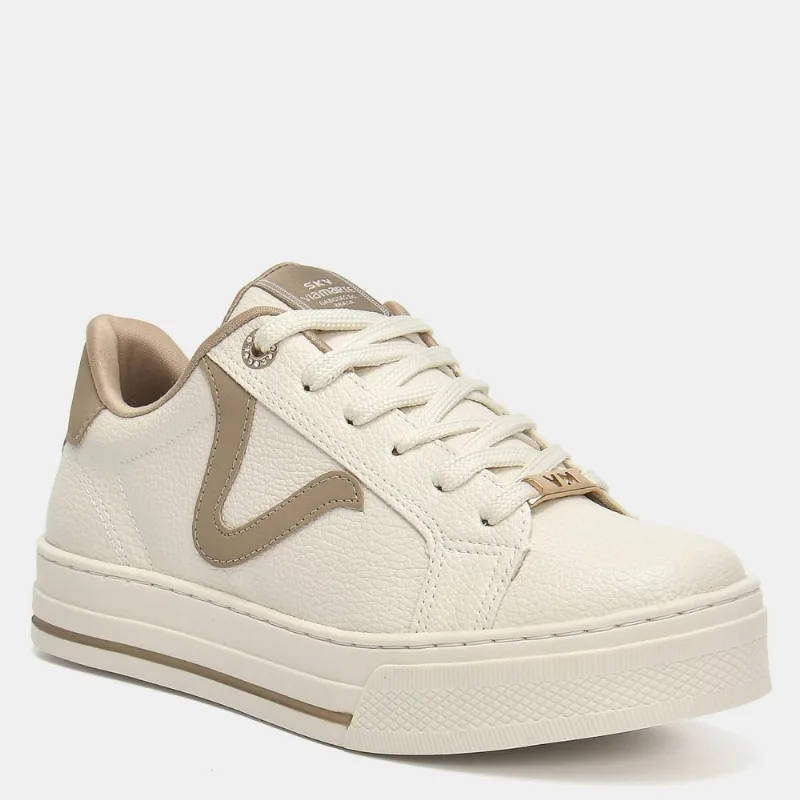 Tênis Casual Marrom e off white 027-046-11 40