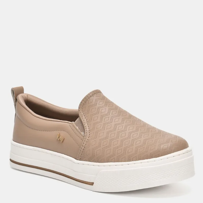 Tênis Casual Slip On Marrom 027-007-06 39